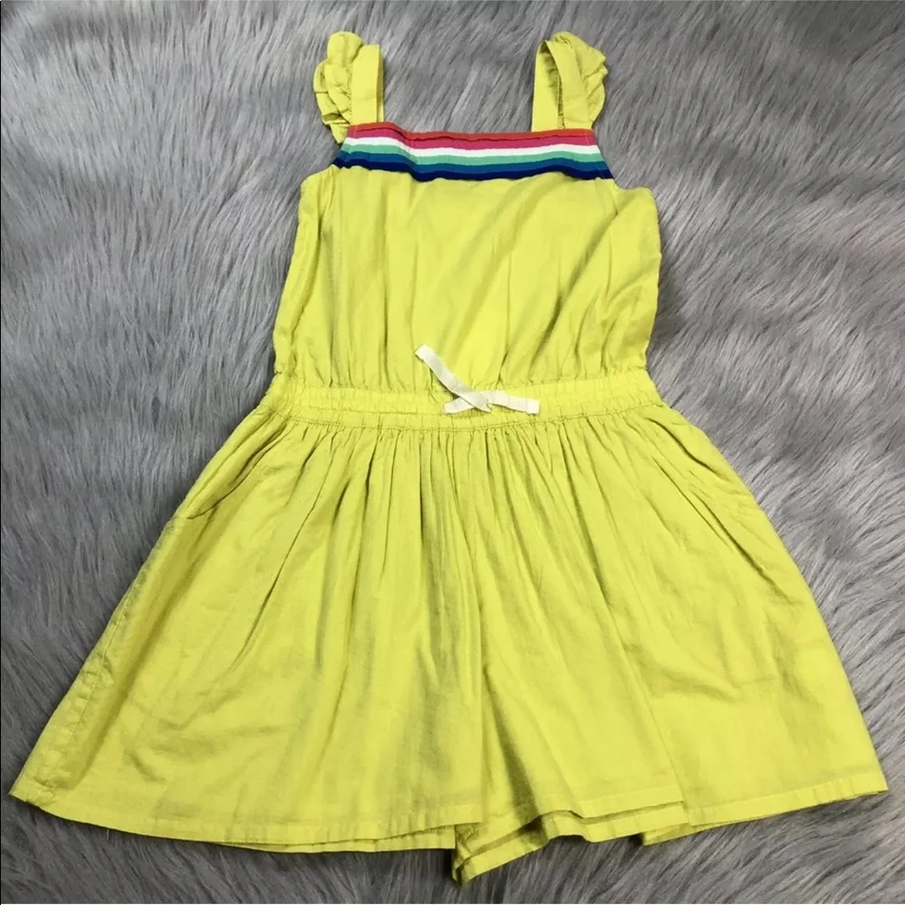 Mini Boden Girls 6-7y Flutter Sleeve Romper